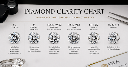 Diamond Clarity Chart 2026 Guide: What's the Difference Between VVS and VS?