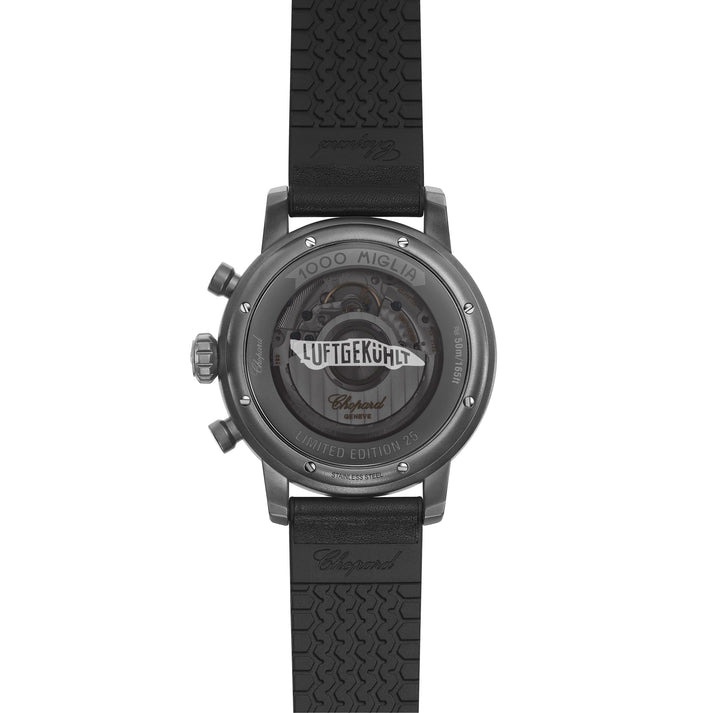 MILLE MIGLIA CHRONOGRAPH - LUFTGEKÜHLT EDITION 42 MM, AUTOMATIC, DLC-COATED LUCENT STEEL™ 168589-3047