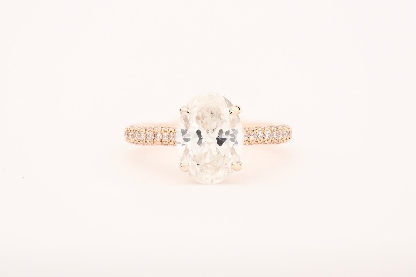 2ct GIA Certified Oval G color SI2 clarity