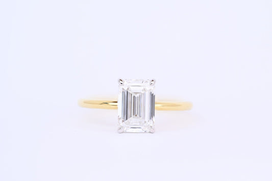 2.01ct Emerald Cut F VS2