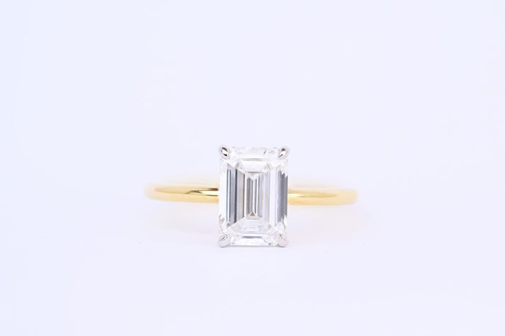 2.01ct Emerald Cut F VS2
