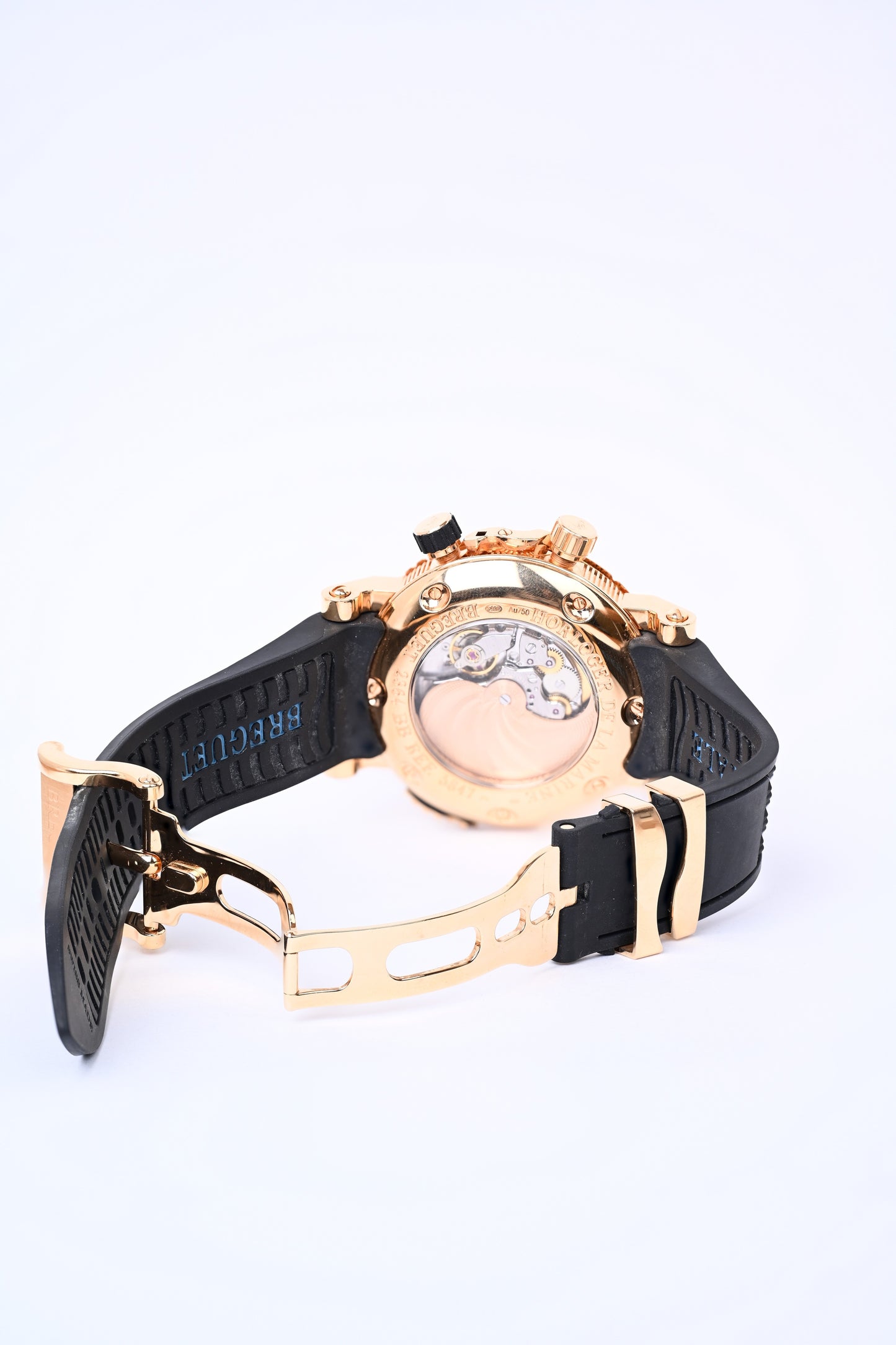 5847BR/32/5ZV Breguet Marine Royale Alarm 18K Rose Gold Men's Watch preowned