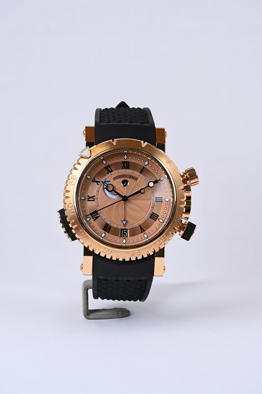 5847BR/32/5ZV Breguet Marine Royale Alarm 18K Rose Gold Men's Watch preowned