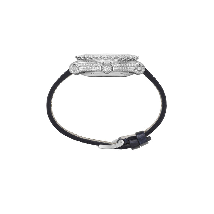 HAPPY SPORT JOAILLERIE 36 MM, AUTOMATIC, ETHICAL WHITE GOLD, DIAMONDS 274809-1001