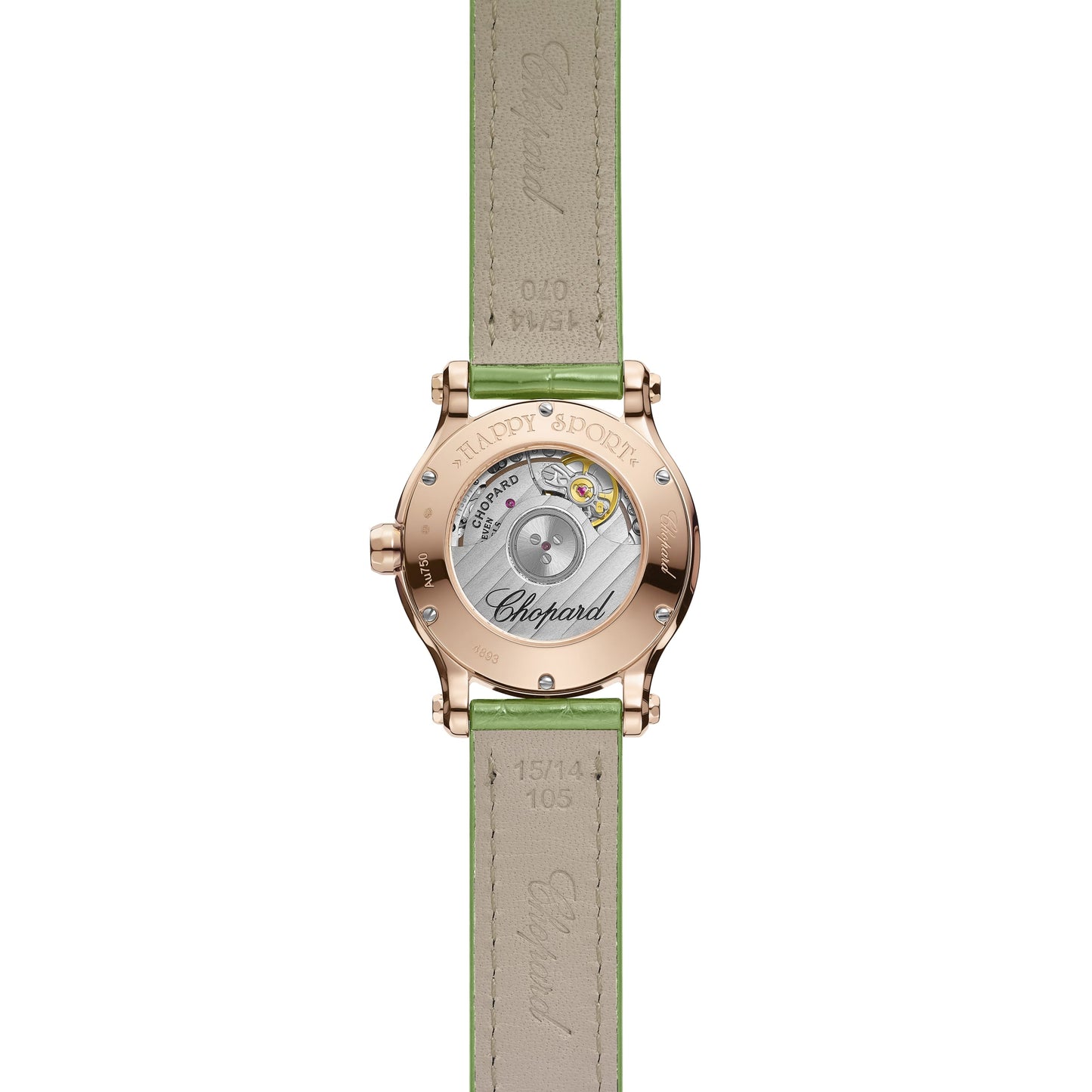 HAPPY SPORT 30 MM, AUTOMATIC, ETHICAL ROSE GOLD, DIAMONDS 274893-5016