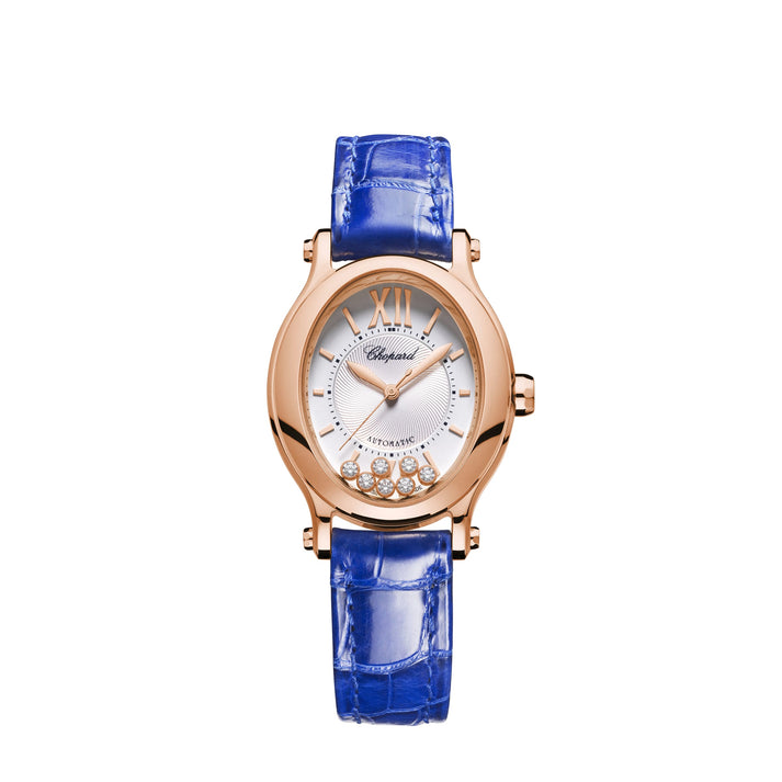 HAPPY SPORT 29 X 31 MM, AUTOMATIC, ETHICAL ROSE GOLD, DIAMONDS 275362-5001