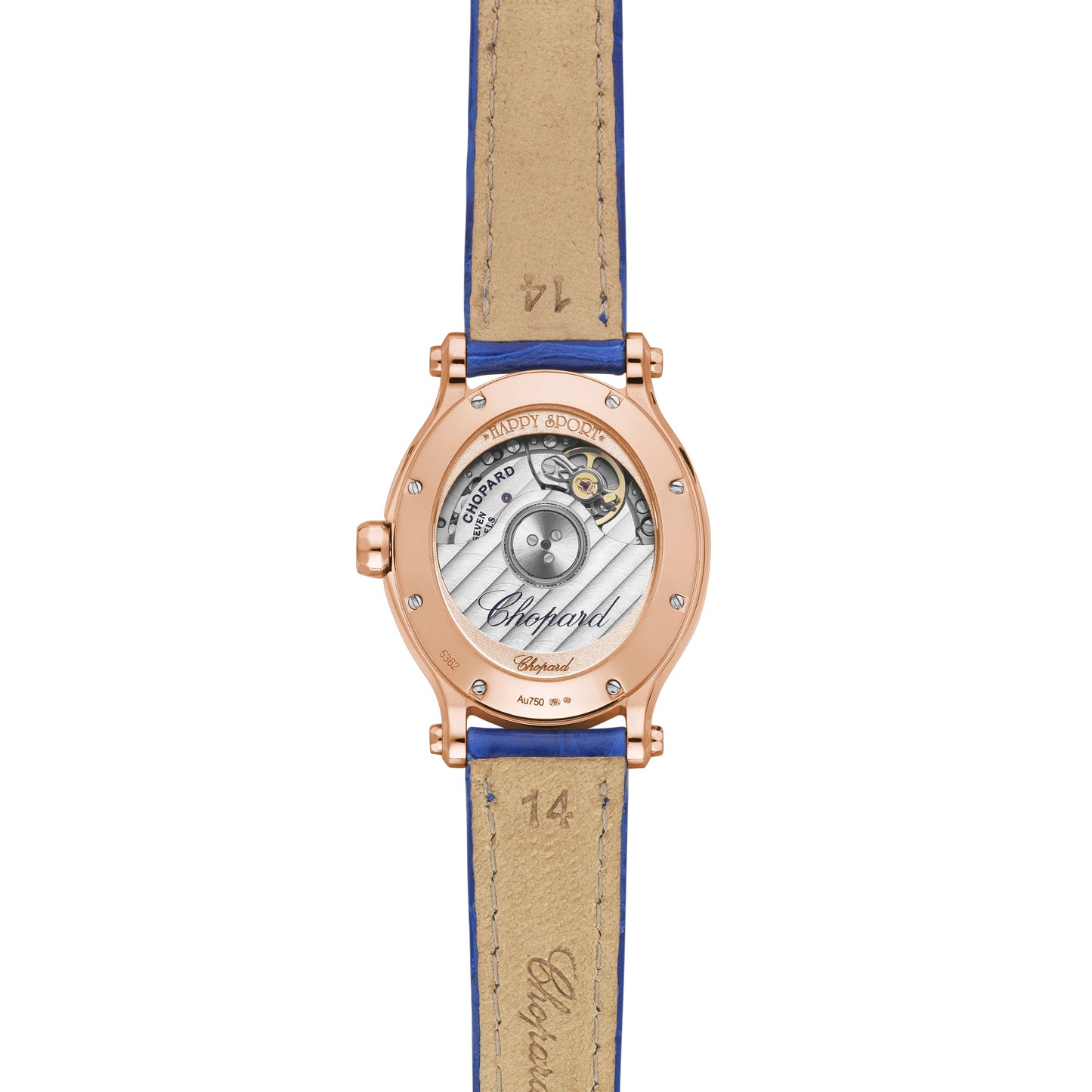 HAPPY SPORT 29 X 31 MM, AUTOMATIC, ETHICAL ROSE GOLD, DIAMONDS 275362-5001