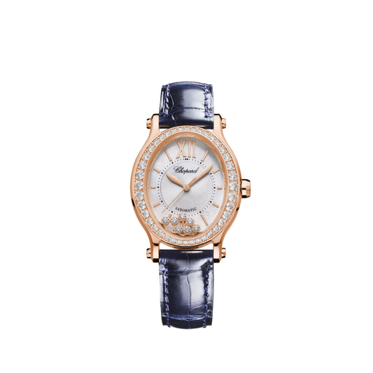 HAPPY SPORT 29 X 31 MM, AUTOMATIC, ETHICAL ROSE GOLD, DIAMONDS 275362-5002