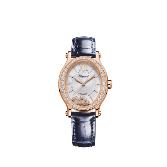 Happy Sport 29 X 31 Mm, Automatic, Ethical Rose Gold, Diamonds 275362-5002