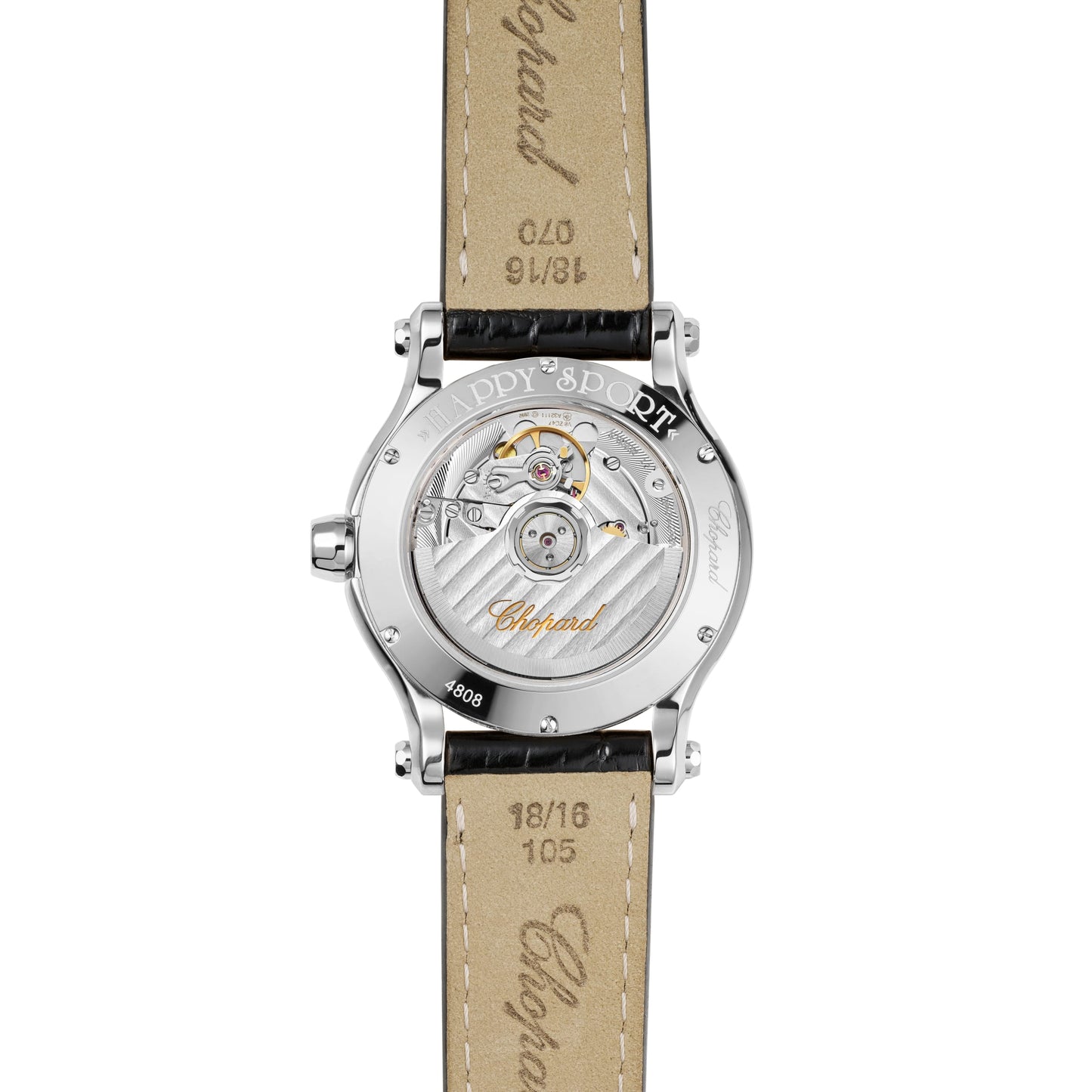 HAPPY SPORT 36 MM, AUTOMATIC, LUCENT STEEL™, DIAMONDS 278559-3001