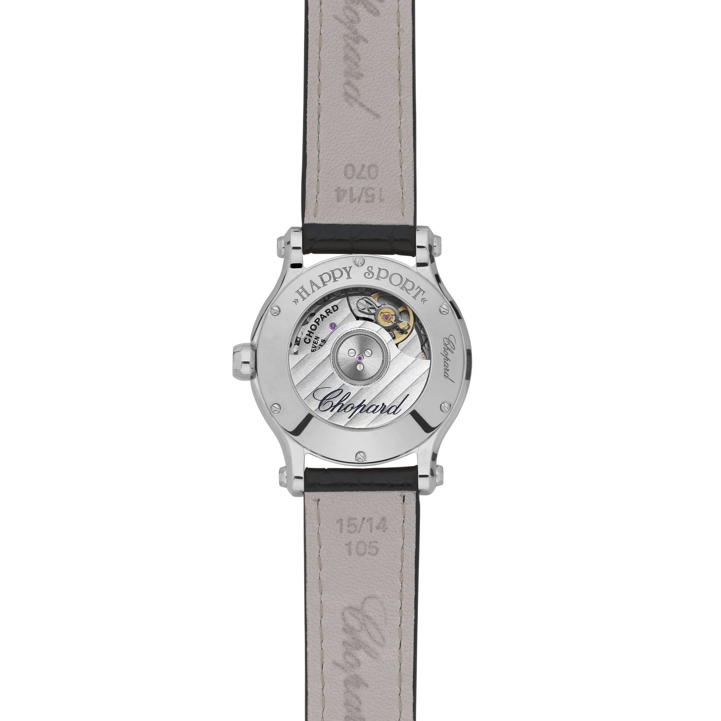 HAPPY SPORT 30 MM, AUTOMATIC, LUCENT STEEL™, DIAMONDS 278573-3011