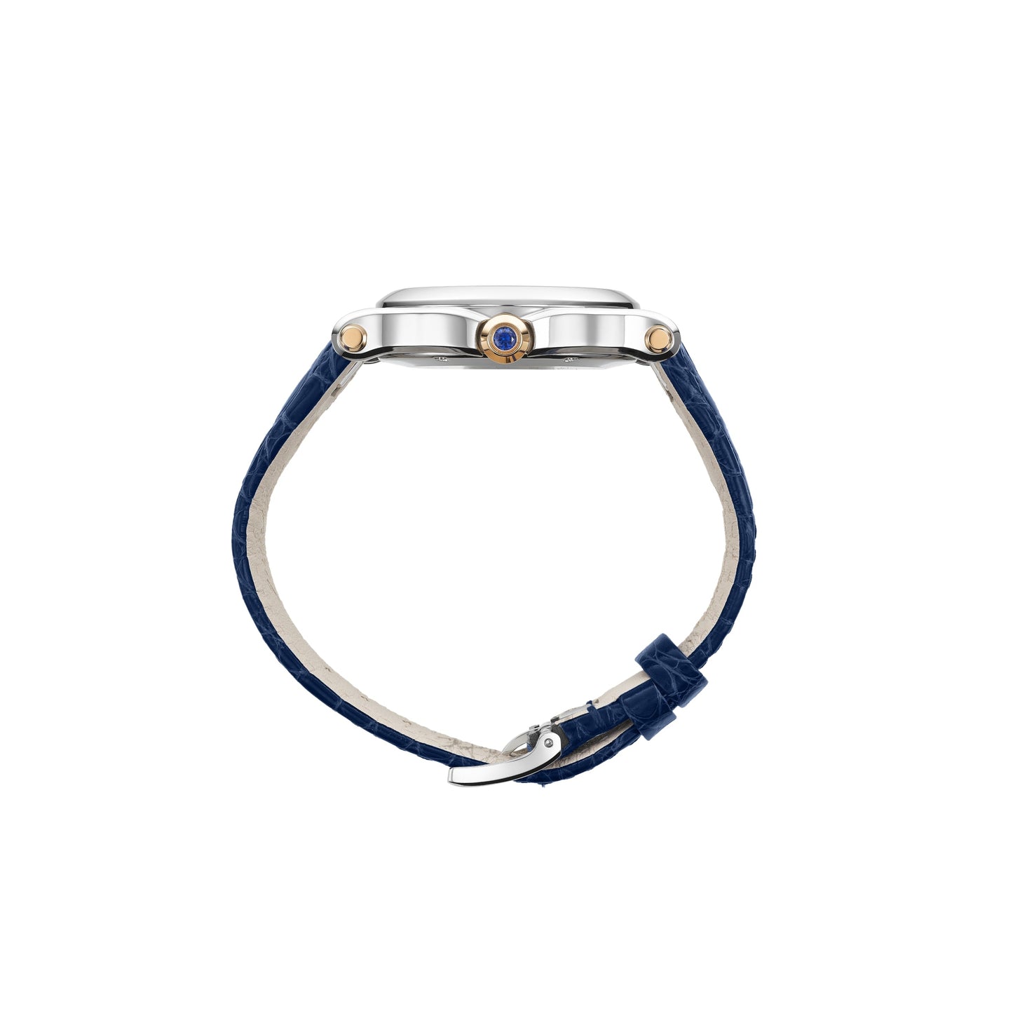 HAPPY SPORT 36 MM, QUARTZ, ETHICAL ROSE GOLD, LUCENT STEEL™, DIAMONDS 278582-6012