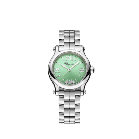 HAPPY SPORT 30 MM, QUARTZ, LUCENT STEEL™, DIAMONDS 278590-3013 - Dejaun Jewelers