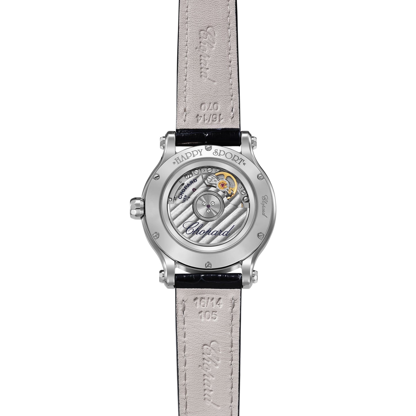 HAPPY SPORT 33 MM, AUTOMATIC, LUCENT STEEL™, DIAMONDS 278608-3001