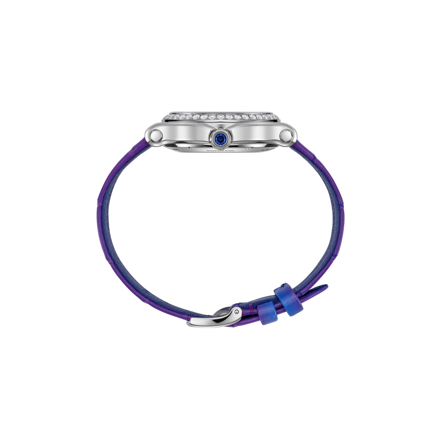 HAPPY SPORT 33 MM, AUTOMATIC, LUCENT STEEL™, DIAMONDS 278608-3006