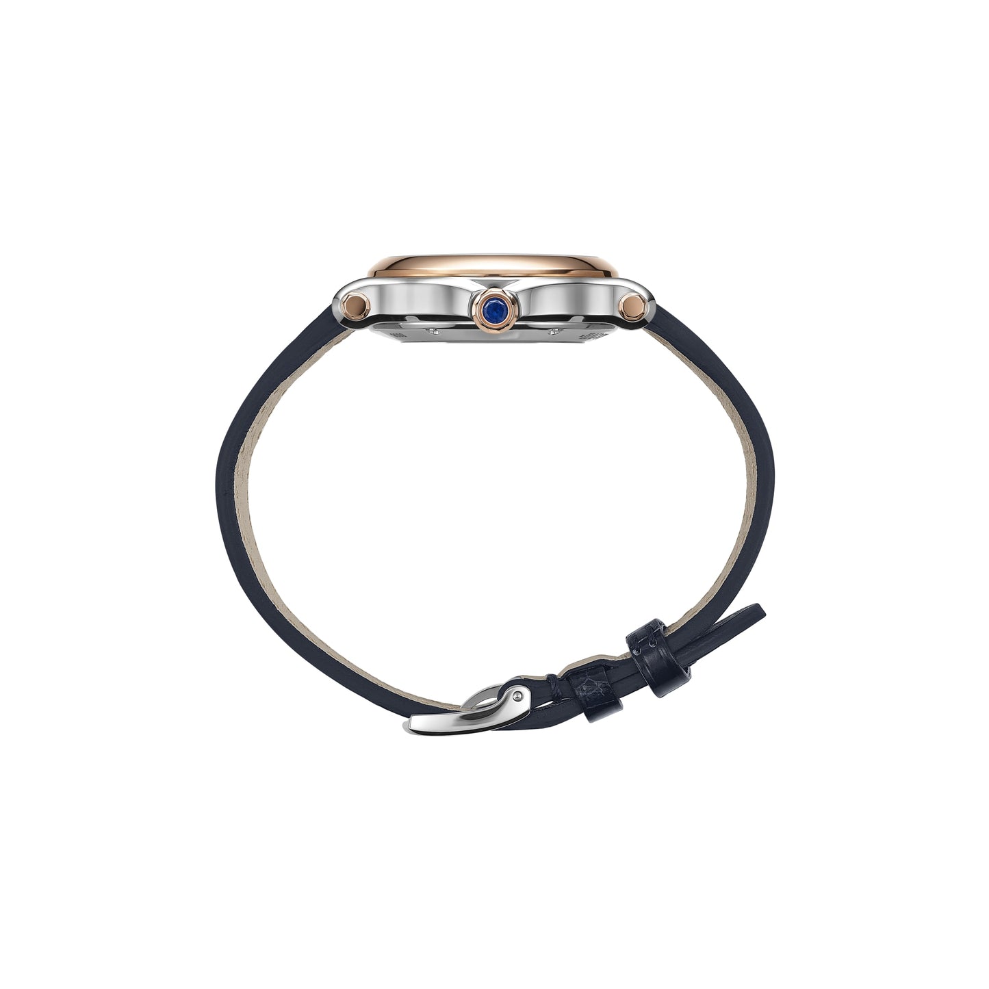HAPPY SPORT 33 MM, AUTOMATIC, ETHICAL ROSE GOLD, LUCENT STEEL™, DIAMONDS 278608-6001