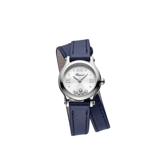 Happy Sport 25 Mm, Quartz, Lucent Steel™, Diamonds 278620-3001