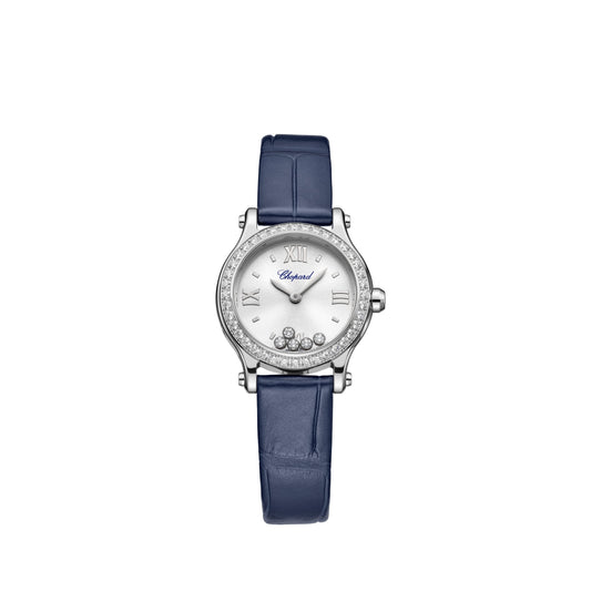 Happy Sport 25 Mm, Quartz, Lucent Steel™, Diamonds 278620-3002