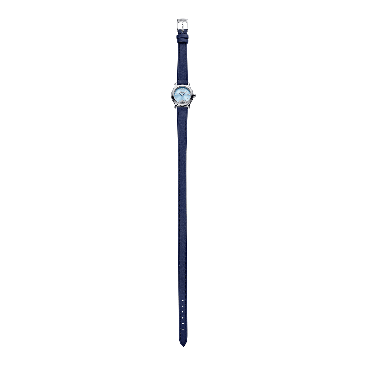 HAPPY SPORT 25 MM, QUARTZ, LUCENT STEEL™, DIAMONDS 278620-3003