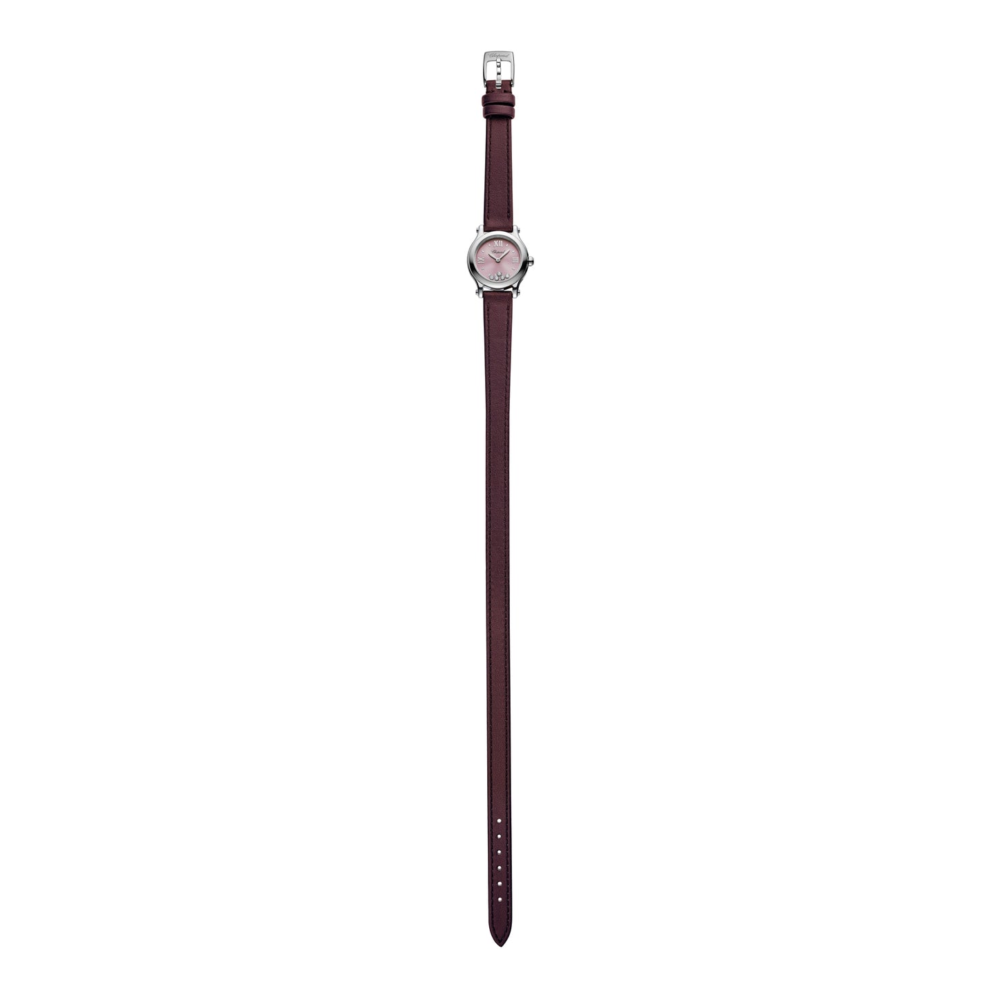 HAPPY SPORT 25 MM, QUARTZ, LUCENT STEEL™, DIAMONDS 278620-3004