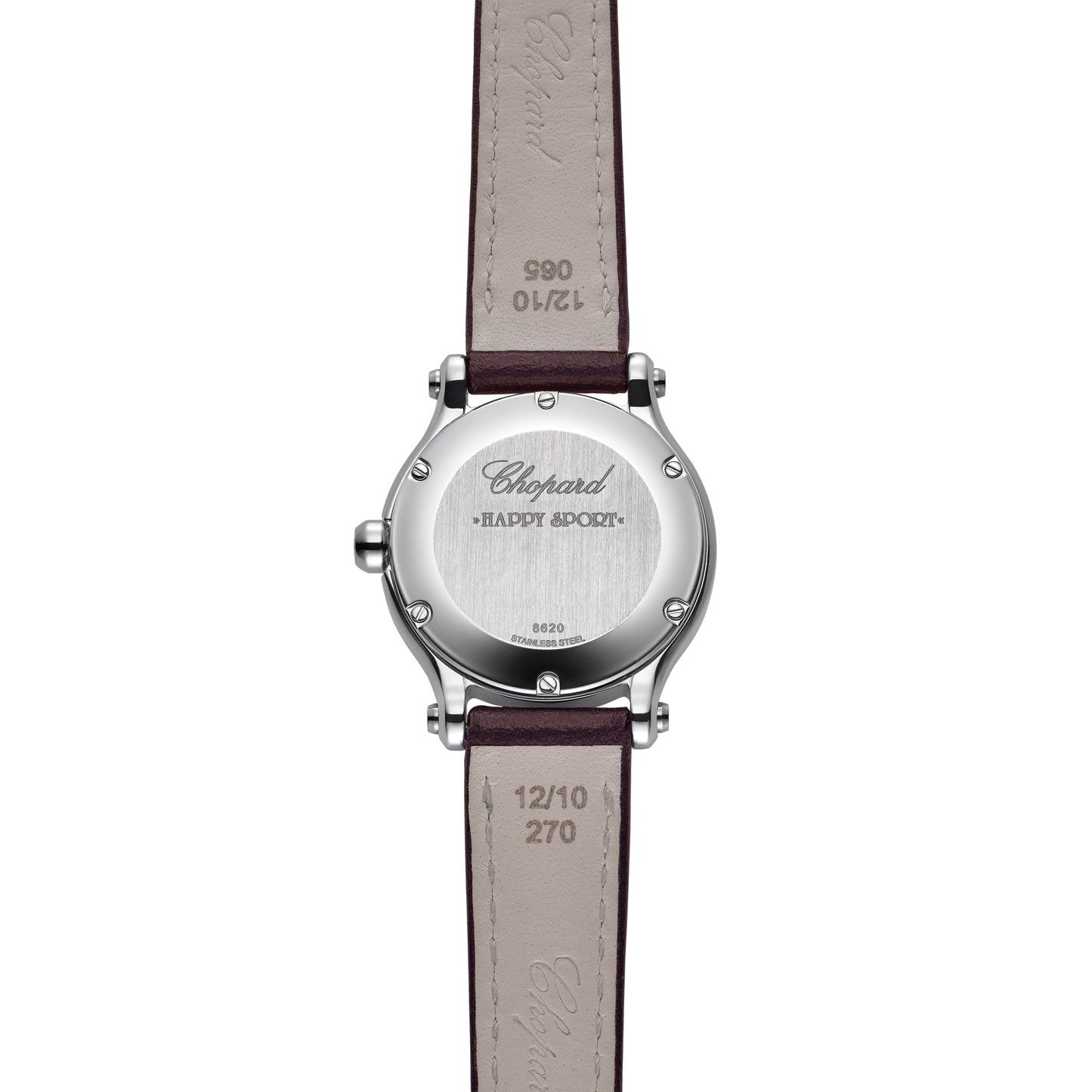 HAPPY SPORT 25 MM, QUARTZ, LUCENT STEEL™, DIAMONDS 278620-3004