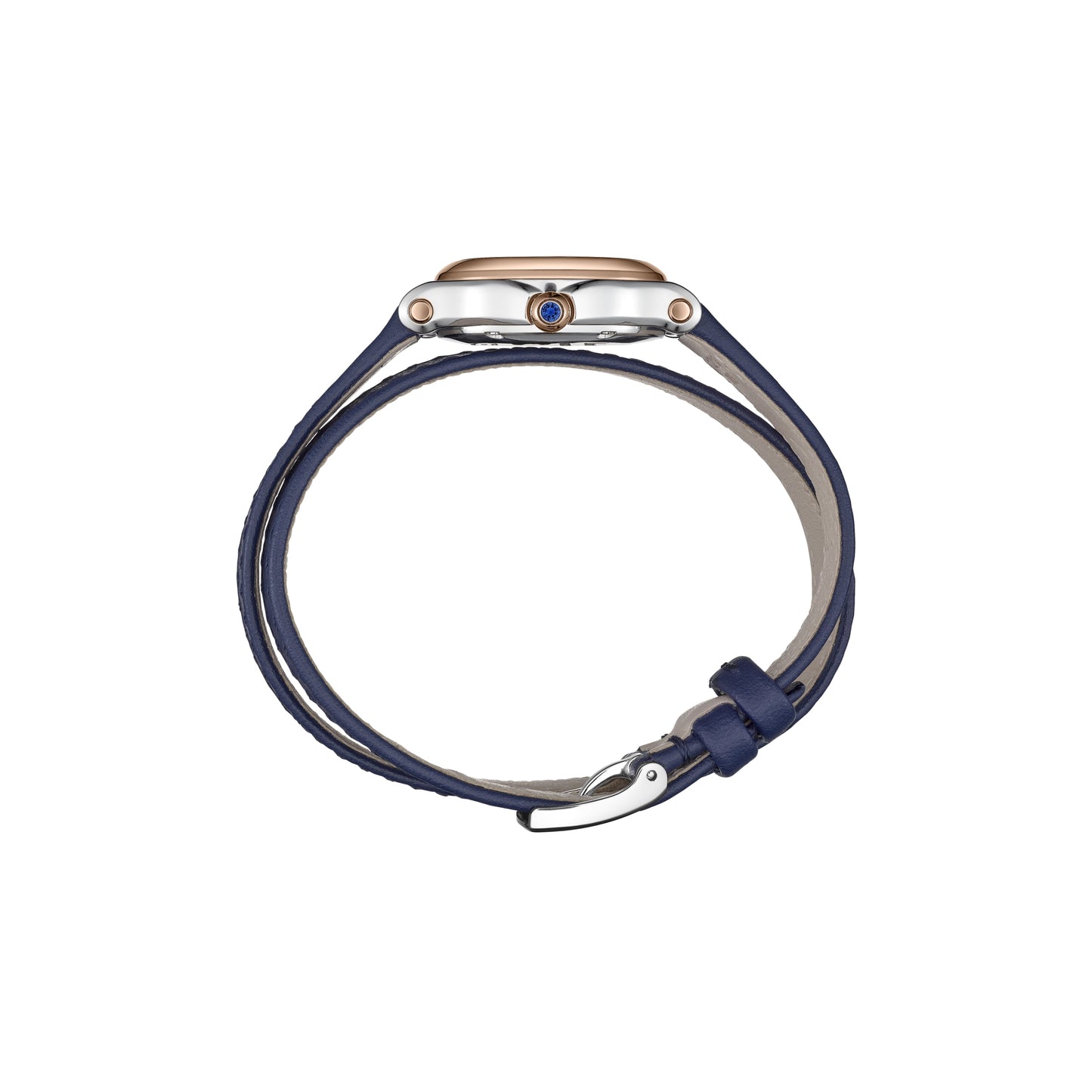 HAPPY SPORT 25 MM, QUARTZ, ETHICAL ROSE GOLD, LUCENT STEEL™, DIAMONDS 278620-6001
