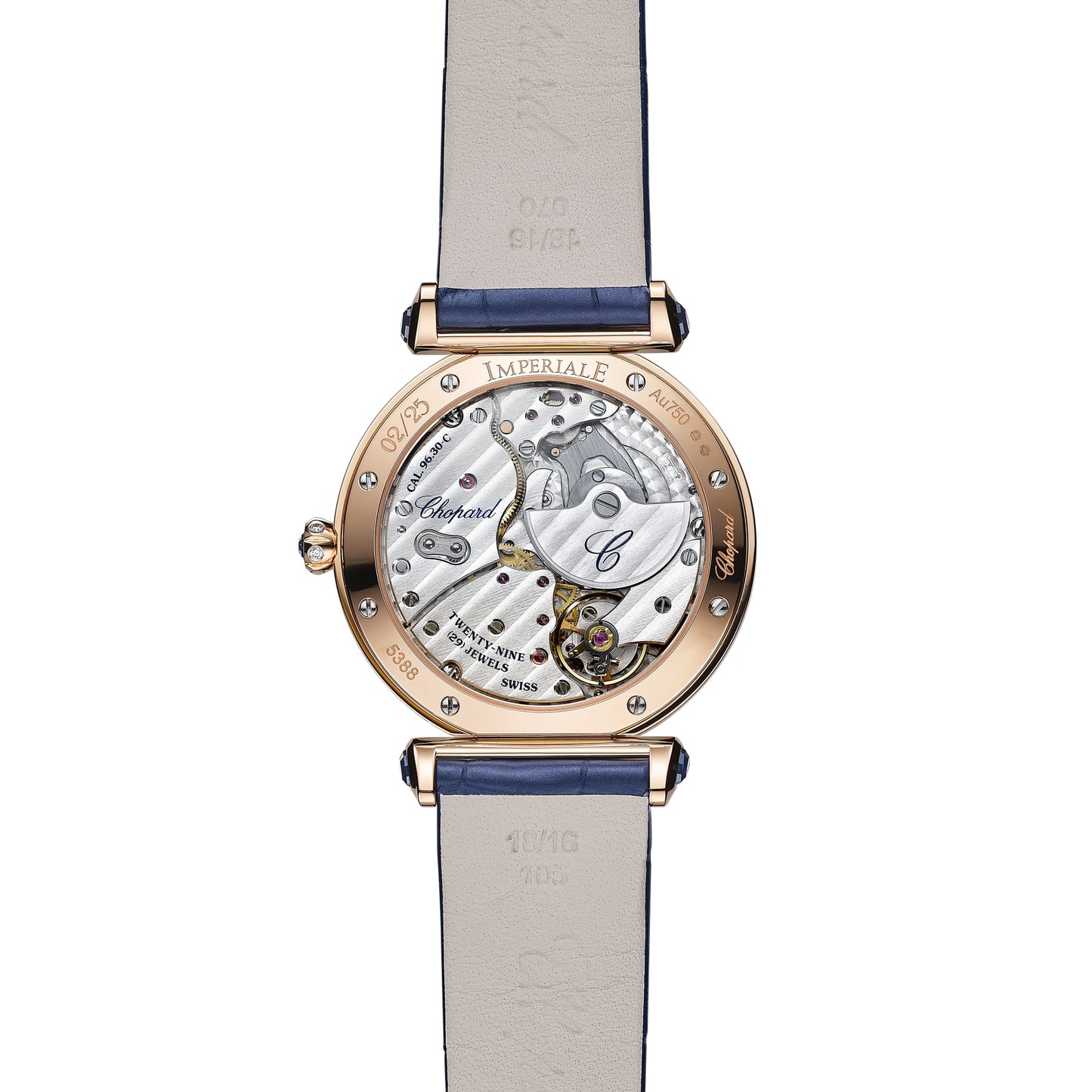 IMPERIALE DAY & NIGHT 36 MM, AUTOMATIC, ETHICAL ROSE GOLD, DIAMONDS, SAPPHIRES 385388-5001