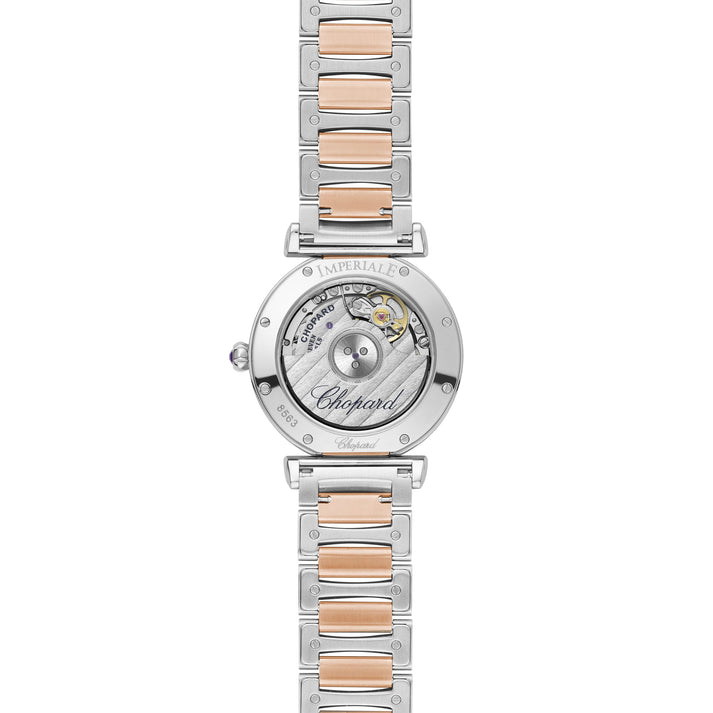 IMPERIALE 29 MM, AUTOMATIC, ETHICAL ROSE GOLD, LUCENT STEEL™, DIAMONDS 388563-6008