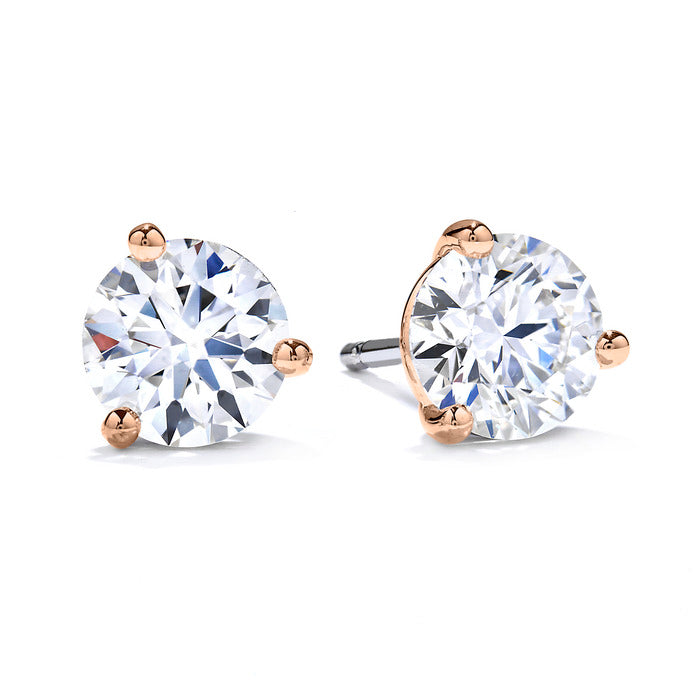 THREE-PRONG STUD EARRINGS 3SIE00258W