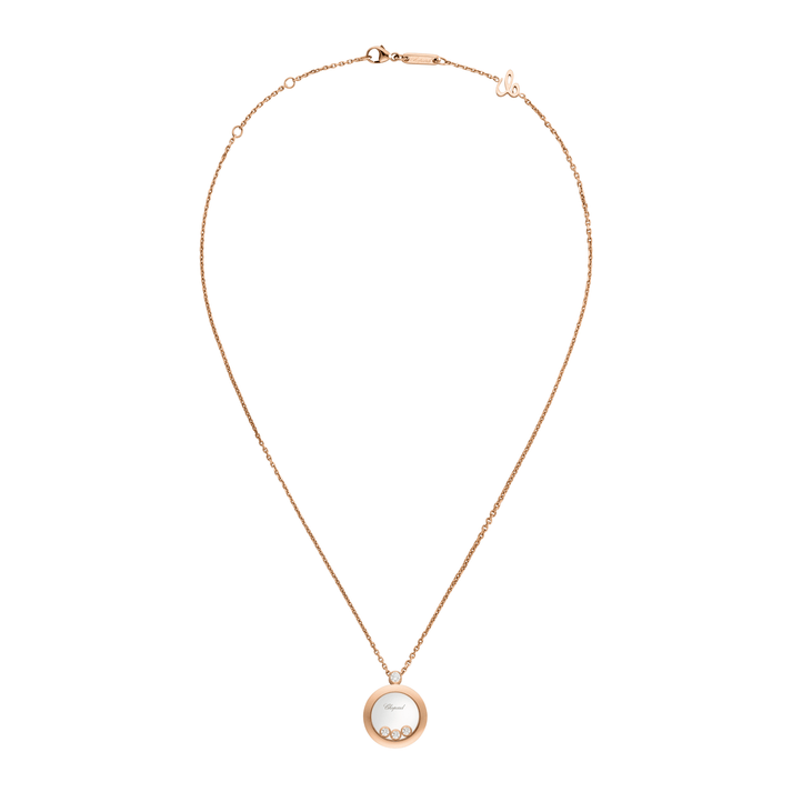 HAPPY DIAMONDS ICONS PENDANT, ETHICAL ROSE GOLD, DIAMONDS 793929-5201