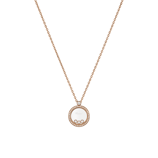 HAPPY DIAMONDS ICONS PENDANT, ETHICAL ROSE GOLD, DIAMONDS 793929-5301