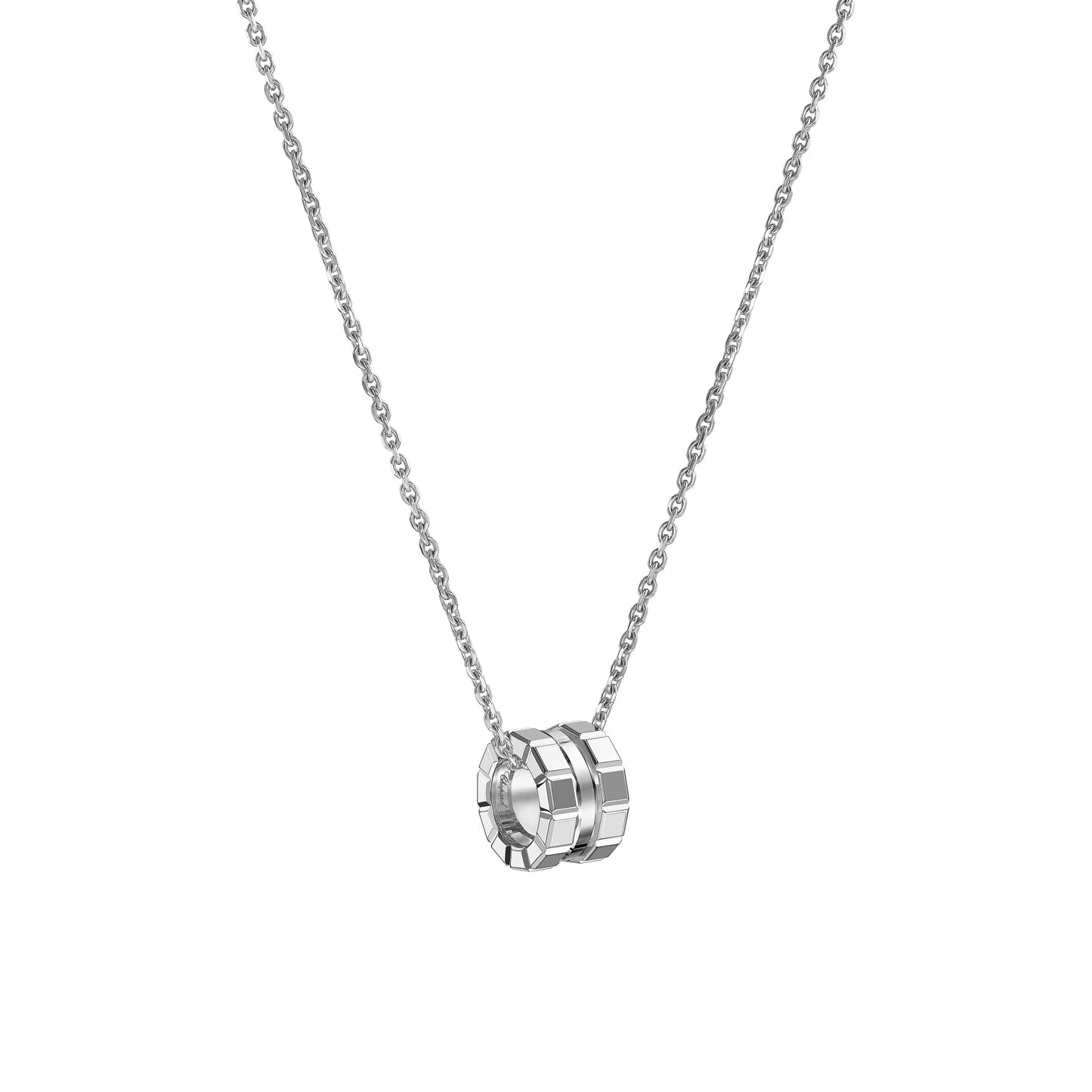 ICE CUBE PENDANT, ETHICAL WHITE GOLD 797004-1001