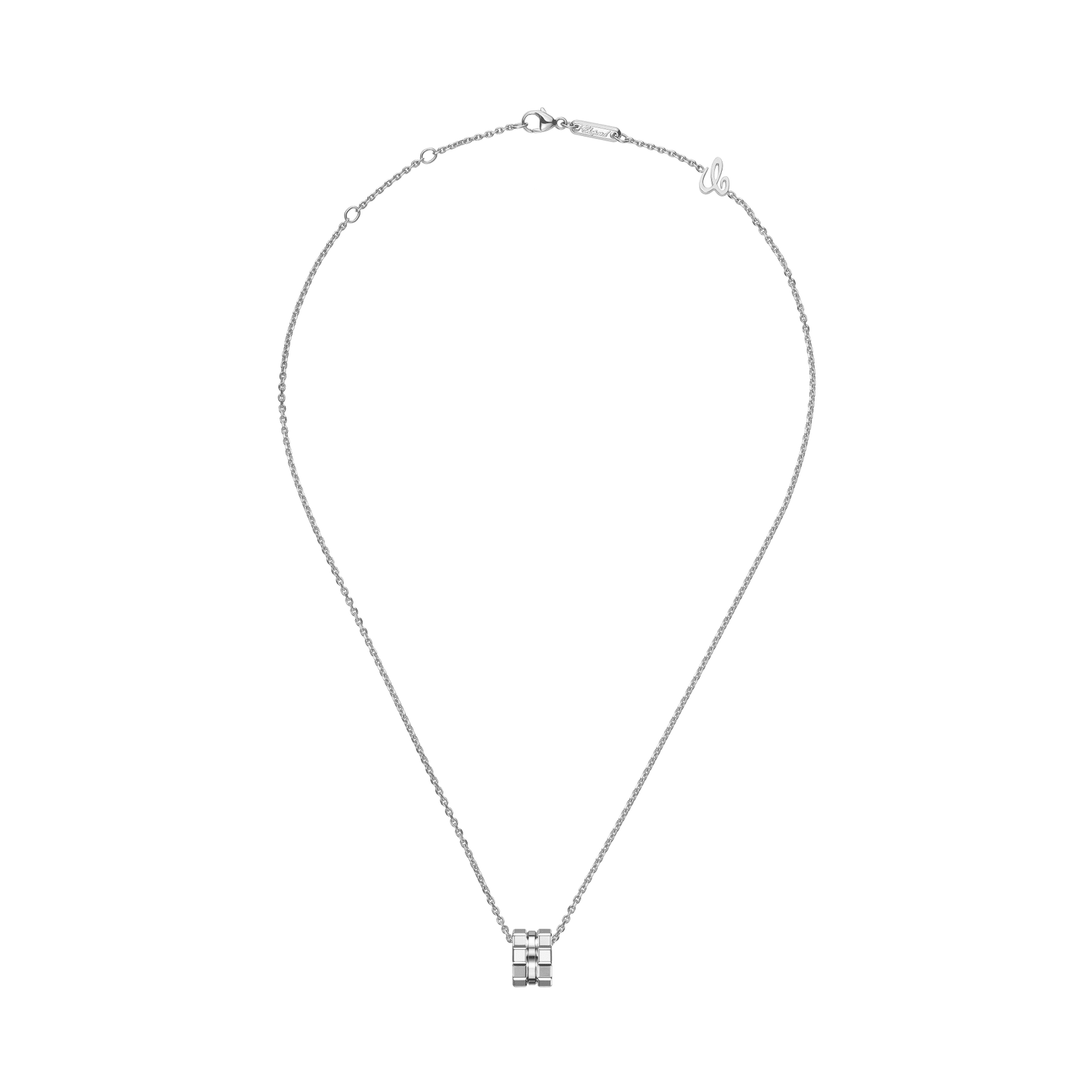 ICE CUBE PENDANT, ETHICAL WHITE GOLD 797004-1001