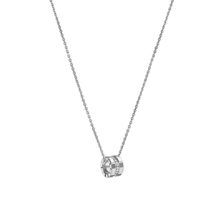 ICE CUBE PENDANT, ETHICAL WHITE GOLD, DIAMONDS 797005-1003