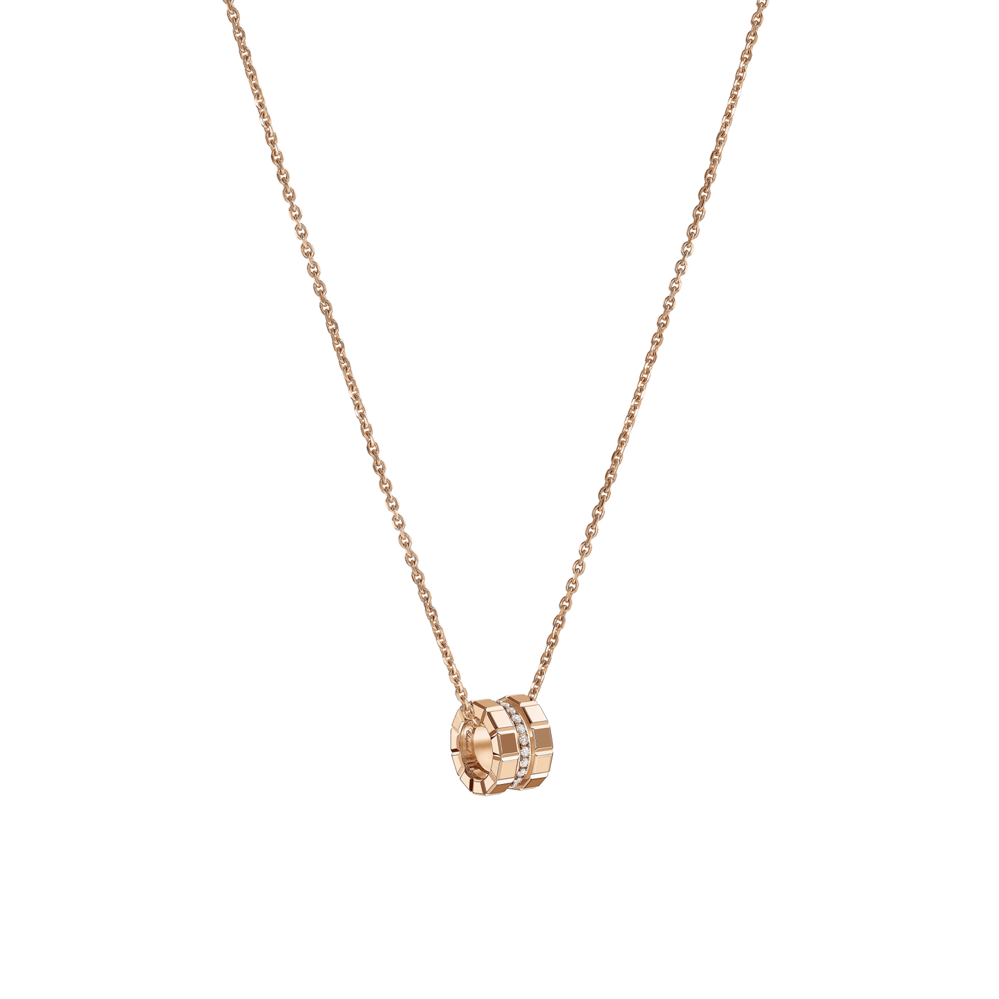 ICE CUBE PENDANT, ETHICAL ROSE GOLD, DIAMONDS 797005-5003