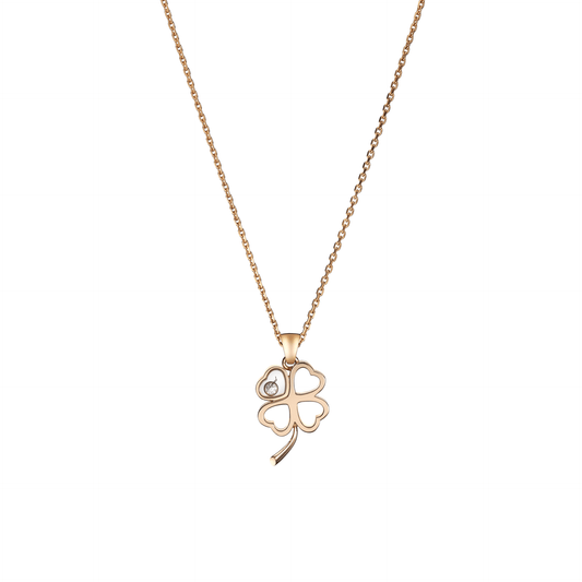 HAPPY DIAMONDS GOOD LUCK CHARMS PENDANT, ETHICAL ROSE GOLD, DIAMOND 797862-5001