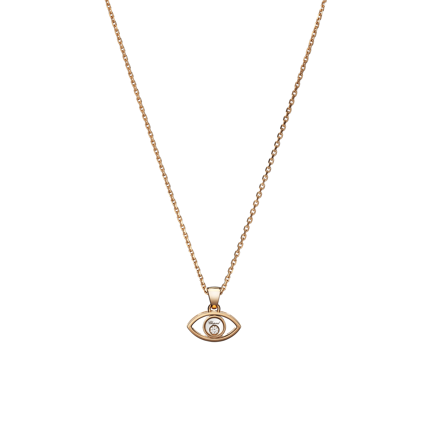 HAPPY DIAMONDS GOOD LUCK CHARMS PENDANT, ETHICAL ROSE GOLD, DIAMOND 797863-5001