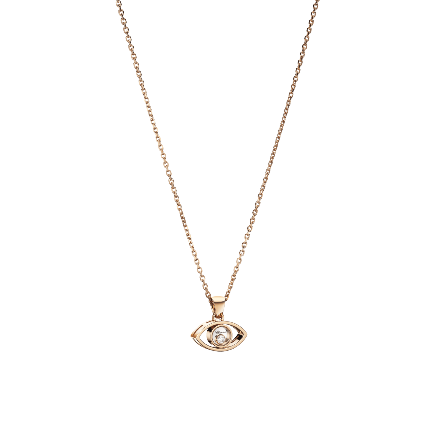 HAPPY DIAMONDS GOOD LUCK CHARMS PENDANT, ETHICAL ROSE GOLD, DIAMOND 797863-5001