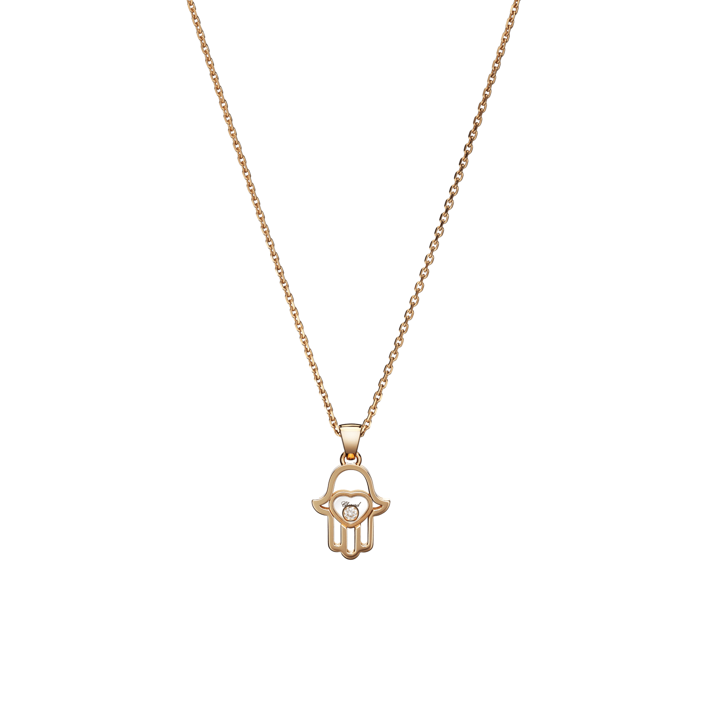 HAPPY DIAMONDS GOOD LUCK CHARMS PENDANT, ETHICAL ROSE GOLD, DIAMOND 797864-5001