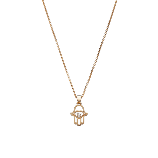 HAPPY DIAMONDS GOOD LUCK CHARMS PENDANT, ETHICAL ROSE GOLD, DIAMOND 797864-5001