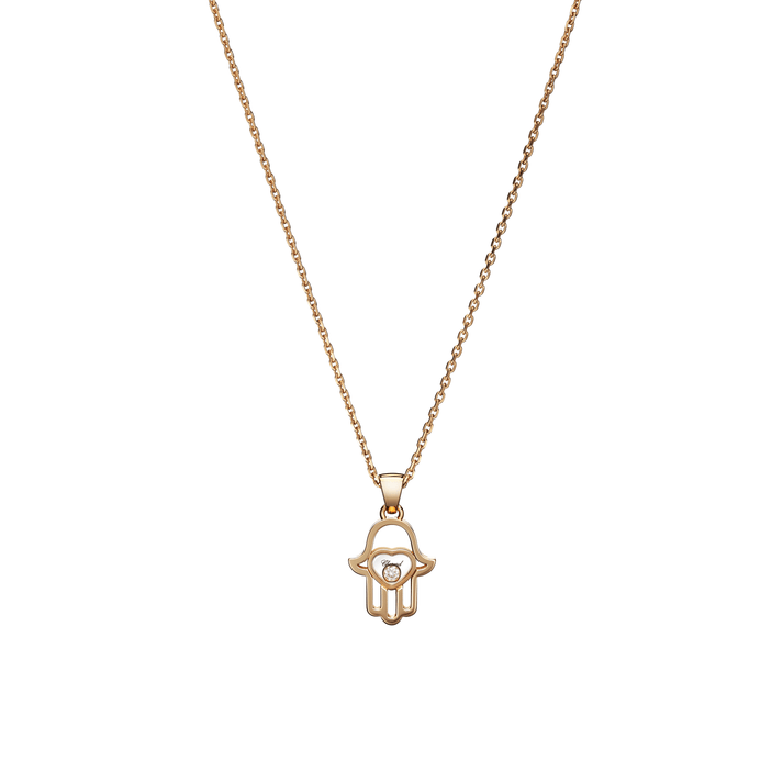 HAPPY DIAMONDS GOOD LUCK CHARMS PENDANT, ETHICAL ROSE GOLD, DIAMOND 797864-5001