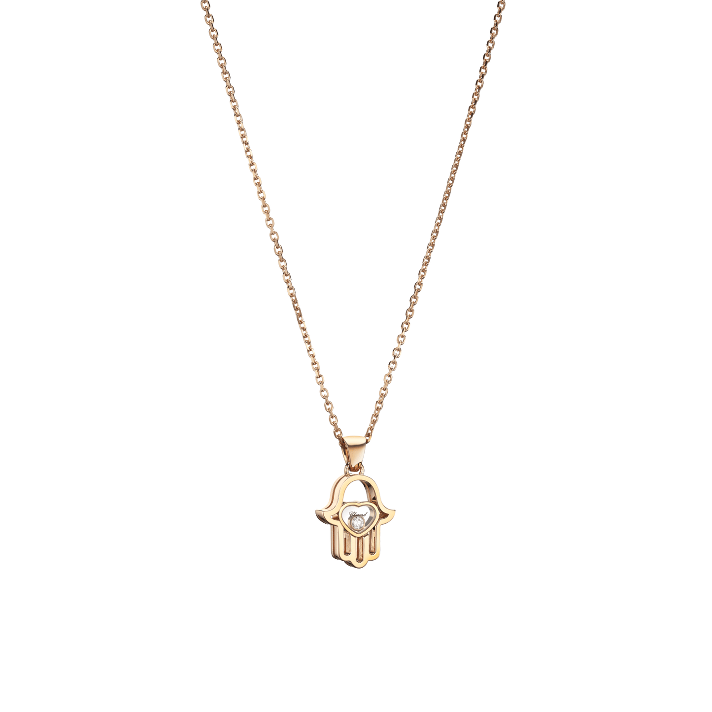 HAPPY DIAMONDS GOOD LUCK CHARMS PENDANT, ETHICAL ROSE GOLD, DIAMOND 797864-5001