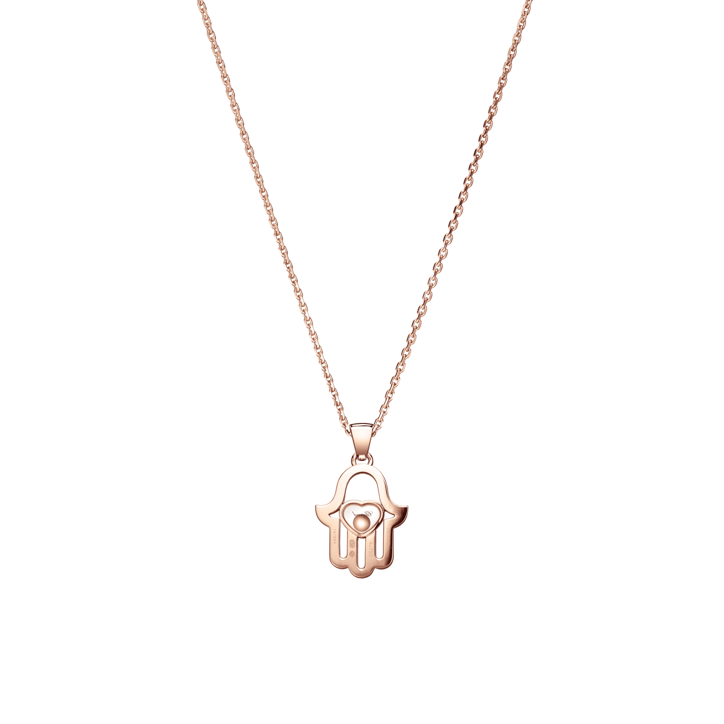 HAPPY DIAMONDS GOOD LUCK CHARMS PENDANT, ETHICAL ROSE GOLD, DIAMOND 797864-5001
