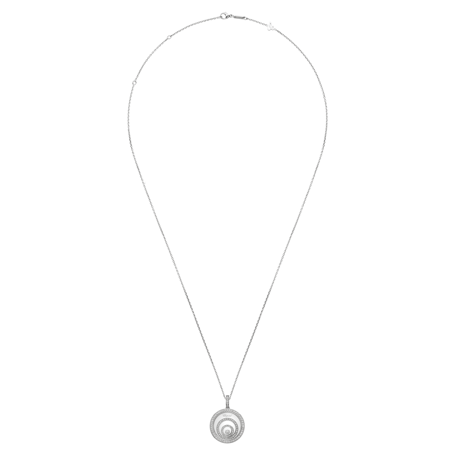 HAPPY SPIRIT PENDANT, ETHICAL WHITE GOLD, DIAMONDS 798231-1001