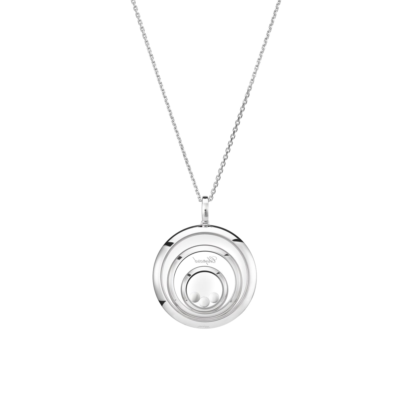 HAPPY SPIRIT PENDANT, ETHICAL WHITE GOLD, DIAMONDS 798232-1001