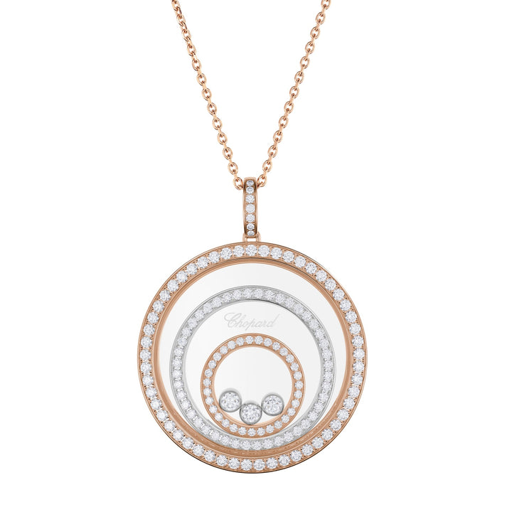 HAPPY SPIRIT PENDANT, ETHICAL ROSE GOLD, ETHICAL WHITE GOLD, DIAMONDS 798232-9003