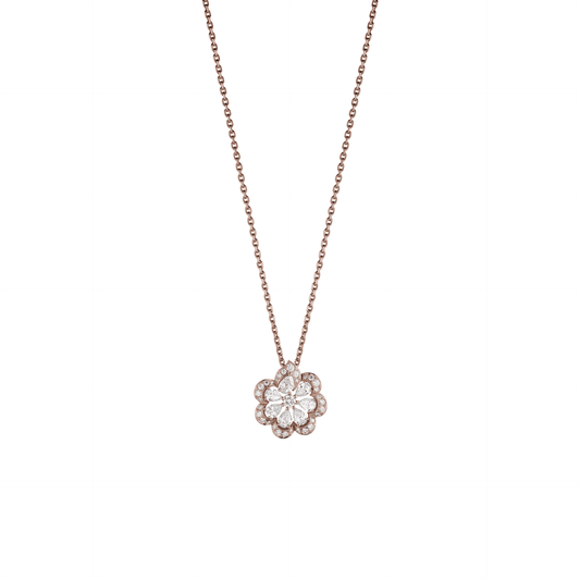 PRECIOUS LACE MINI-FROU-FROU PENDANT, ETHICAL ROSE GOLD, DIAMONDS 798347-5001