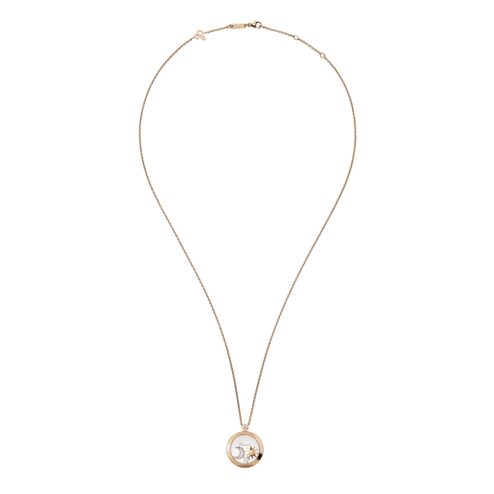 HAPPY SUN, MOON AND STARS PENDANT, ETHICAL ROSE GOLD, DIAMONDS 799434-5201