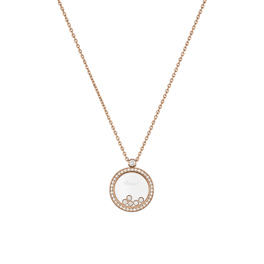 HAPPY DIAMONDS ICONS PENDANT, ETHICAL ROSE GOLD, DIAMONDS 799434-5301