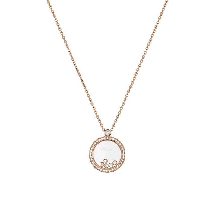 HAPPY DIAMONDS ICONS PENDANT, ETHICAL ROSE GOLD, DIAMONDS 799434-5301